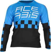 Acerbis MX J-Kid Kids Motocross Jersey,  black-blue,  Size M,  black-blue,  Size M