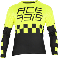 Acerbis MX J-Kid Kids Motocross Jersey,  black-yellow,  Size XS,  black-yellow,  Size XS