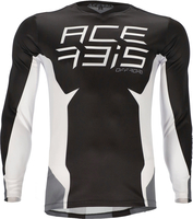 Acerbis MX J-Track 3 Motocross Jersey,  black-white,  Size S,  black-white,  Size S