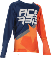 Acerbis MX J-Windy 1 Kids Motocross Jersey,  blue-orange,  Size M,  blue-orange,  Size M