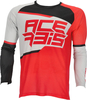 Acerbis MX J-Windy 2 Motocross Jersey,  grey-red,  Size 2XL,  grey-red,  Size 2XL