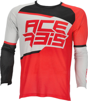 Acerbis MX J-Windy 2 Motocross Jersey,  grey-red,  Size 2XL,  grey-red,  Size 2XL