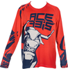 Acerbis MX J-Windy 3 Kids Motocross Jersey,  red-blue,  Size XS,  red-blue,  Size XS