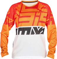Acerbis MX J-Windy 4 Kids Motocross Jersey,  white-orange,  Size L