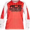 Acerbis MX J-Windy 5 Kids Motocross Jersey,  white-red,  Size 2XL