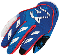 Acerbis MX Kids Motocross Gloves,  red-blue,  Size XL,  red-blue,  Size XL