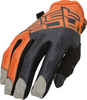 Acerbis MX X-H Motorcycle Gloves,  grey-orange,  Size M,  grey-orange,  Size M
