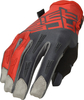 Acerbis MX X-H Motorcycle Gloves,  grey-red,  Size 2XL,  grey-red,  Size 2XL