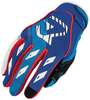 Acerbis MX-X1 2016 Motocross Gloves,  red-blue,  Size M,  red-blue,  Size M