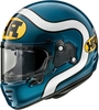 Arai Concept-X HA Helmet,  white-turquoise-blue,  Size L,  white-turquoise-blue,  Size L
