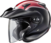 Arai CT-F Goldwing Jet Helmet,  black-red,  Size L,  black-red,  Size L
