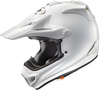 Arai MX-V EVO Solid Motocross Helmet,  white,  Size L for Men