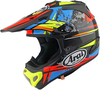 Arai MX-V EVO Track Motocross Helmet,  black-multicolored,  Size L for Men