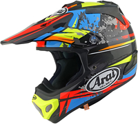 Arai MX-V EVO Track Motocross Helmet,  black-multicolored,  Size L for Men