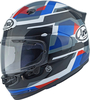 Arai Quantic Abstract Helmet,  black-white-blue,  Size XL for Men