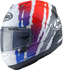 Arai RX-7V Evo Blade Helmet,  white-red-blue,  Size S for Men