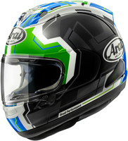 Arai RX-7V Evo JR 65 Helmet,  green,  Size S for Men
