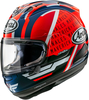 Arai RX-7V Evo Maverick 2023 Helmet,  red-blue,  Size L for Men
