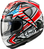 Arai RX-7V Hayden Laguna Seca Helmet,  black-white-red,  Size XS,  black-white-red,  Size XS