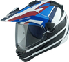 Arai Tour-X5 Africa Twin Motocross Helmet,  black-white-blue,  Size XS for Men