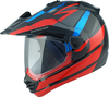 Arai Tour-X5 Africa Twin Motocross Helmet,  red-blue,  Size L for Men