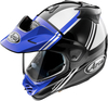 Arai Tour-X5 Cosmic Motocross Helmet,  black-white-blue,  Size S for Men