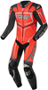 Arlen Ness Alcarras Race One Piece Motorcycle Leather Suit,  black-grey-red,  Size 60,  black-grey-red,  Size 60