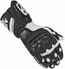 Arlen Ness Imola Motorcycle Gloves,  black-white,  Size 2XL,  black-white,  Size 2XL