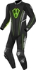 Arlen Ness Losail One Piece Leather Suit,  black-green,  Size 54,  black-green,  Size 54
