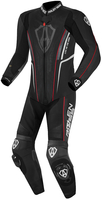 Arlen Ness Losail One Piece Leather Suit,  black-white-red,  Size 54,  black-white-red,  Size 54