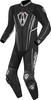 Arlen Ness Losail One Piece Leather Suit,  black-white,  Size 52 for Men