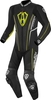 Arlen Ness Losail One Piece Leather Suit,  black-yellow,  Size 58,  black-yellow,  Size 58