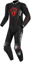 Arlen Ness Losail Two Piece Leather Suit,  black-white-red,  Size 52,  black-white-red,  Size 52