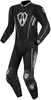 Arlen Ness Losail Two Piece Leather Suit,  black-white,  Size 48,  black-white,  Size 48