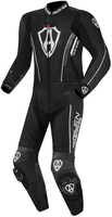 Arlen Ness Losail Two Piece Leather Suit,  black-white,  Size 48,  black-white,  Size 48