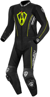 Arlen Ness Losail Two Piece Leather Suit,  black-yellow,  Size 58,  black-yellow,  Size 58