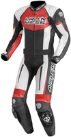 Arlen Ness Monza Two Piece Motorcycle Leather Suit,  black-white-red,  Size 50,  black-white-red,  Size 50