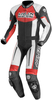 Arlen Ness Monza Two Piece Motorcycle Leather Suit,  black-white-red,  Size 56,  black-white-red,  Size 56
