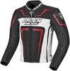 Arlen Ness Motegi Motorcycle Leatherjacket,  black-white-red,  Size 60,  black-white-red,  Size 60