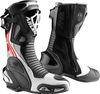Arlen Ness Pro Shift 2 Motorcycle Boots,  black-white-red,  Size 38,  black-white-red,  Size 38
