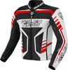 Arlen Ness Rapida 2 Motorcycle Leather Jacket,  black-white-red,  Size 54,  black-white-red,  Size 54