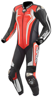 Arlen Ness Sugello 2 One Piece Motorcycle Leather Suit,  black-white-red,  Size 52 for Men