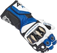 Arlen Ness Sugello Gloves,  black-white-blue,  Size 3XL,  black-white-blue,  Size 3XL