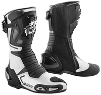Arlen Ness Sugello Motorcycle Boots,  black-white,  Size 39,  black-white,  Size 39