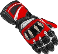 Arlen Ness Yakun Evo Motorcycle Gloves,  black-white-red,  Size 2XL,  black-white-red,  Size 2XL