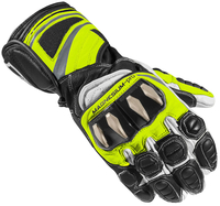 Arlen Ness Yakun Evo Motorcycle Gloves,  black-white-yellow,  Size 2XL,  black-white-yellow,  Size 2XL