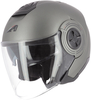 Astone Aviator Jet Helmet,  black-grey,  Size M,  black-grey,  Size M