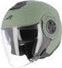 Astone Aviator Jet Helmet,  green,  Size L,  green,  Size L