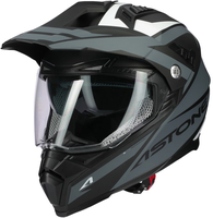 Astone Crossmax Ouragan Motocross Helmet,  black-grey,  Size L,  black-grey,  Size L