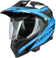 Astone Crossmax Ouragan Motocross Helmet,  blue,  Size M,  blue,  Size M